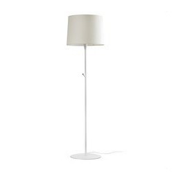 FARO - Luminaria CONGA ps blanco E27 400x300mm diámetro 360 beige