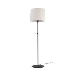 FARO - Luminaria de pie SAMBA negro encintada E27 400x300 beige