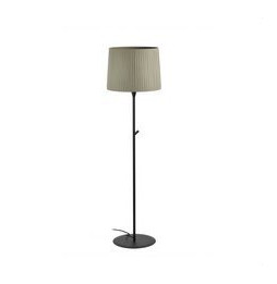 FARO - Luminaria de pie SAMBA negro encintada E27 400x300 verde