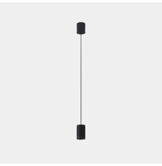 LedsC4 - Luminaria colgante Iris superficie Hoop 50° 6.3 blanco neutro - 4000K CRI 90 ON-OFF negro/oro/transparente IP20 750lm