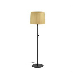 FARO - Luminaria de pie SAMBA negro encintada E27 400x300 amarillo