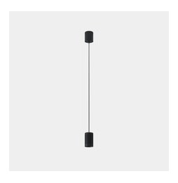 LedsC4 - Luminaria colgante Iris superficie Hoop 50° 6.3 3000K CRI 90 ON-OFF negro/oro/transparente IP20 701lm