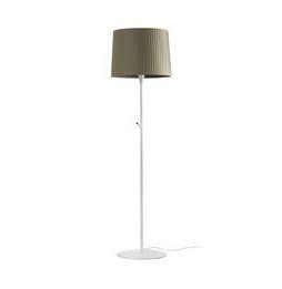 FARO - Luminaria de pie SAMBA blanco encintada E27 400x300 verde