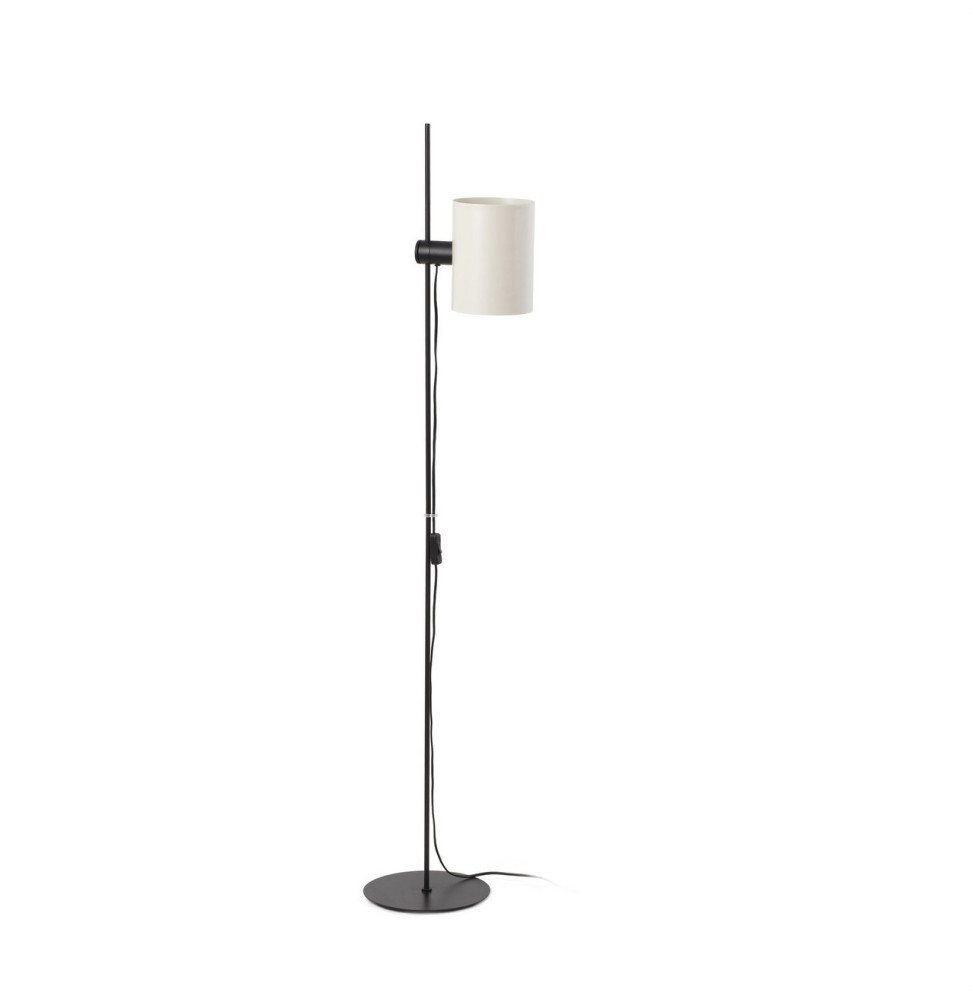 FARO - Luminaria pie de salón GUADALUPE pantalla beige 1xE27
