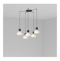 FARO - Luminaria KOMBO suspendida diámetro 200mm 1x E27 5 lámparas beige