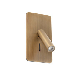 FARO - Luminaria empotrable SUAU LED 3W 3000K bronce