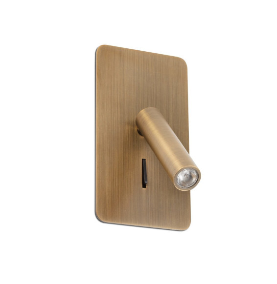 FARO - Luminaria empotrable SUAU LED 3W 3000K bronce