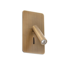 FARO - Luminaria empotrable SUAU LED 3W 3000K bronce
