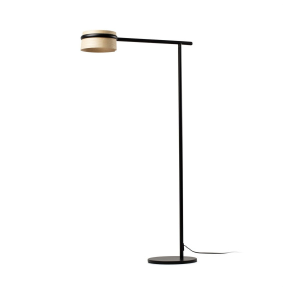 FARO - Luminaria pie de salón LOOP fresno LED 6W 2700K