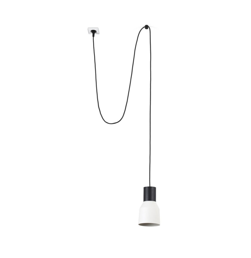 FARO - Luminaria KOMBO suspendida con clavija diámetro 120mm 1x E27 beige