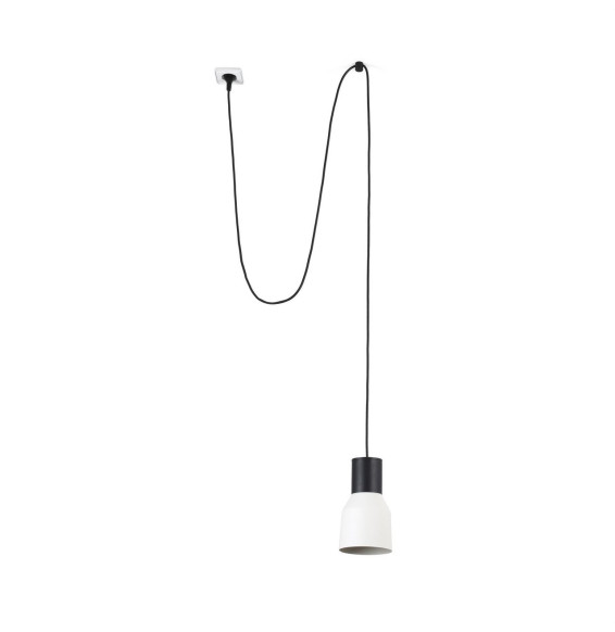 FARO - Luminaria KOMBO suspendida con clavija diámetro 120mm 1x E27 beige