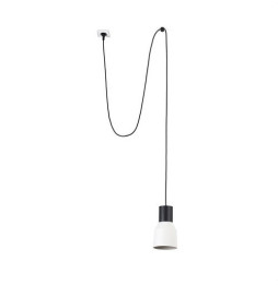 FARO - Luminaria KOMBO suspendida con clavija diámetro 120mm 1x E27 beige