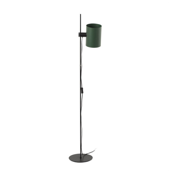 FARO - Luminaria pie de salón GUADALUPE pantalla verde 1xE27