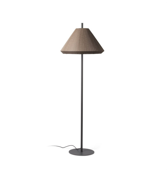FARO - Luminaria pie de salón HUE OUT 2m T70 café