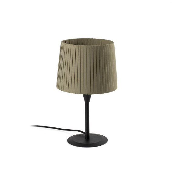 FARO - Luminaria sobremesa mini SAMBA negro encintada E27 215x160 verde
