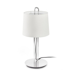 FARO - Luminaria sobremesa MONTREAL blanco pantalla blanca