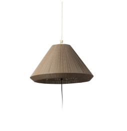 FARO - Luminaria portátil suspendida HUE OUT enchufe T70 café tapa agujero