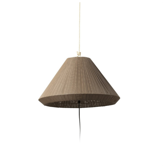 FARO - Luminaria portátil suspendida HUE OUT enchufe T70 café tapa agujero