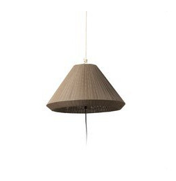 FARO - Luminaria portátil suspendida HUE OUT enchufe T70 café tapa agujero