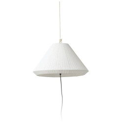 FARO - Luminaria portátil suspendida HUE OUT enchufe T70 crema tapa agujero