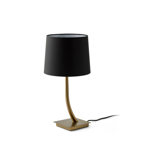 FARO - Luminaria sobremesa REM pantalla negra bronce