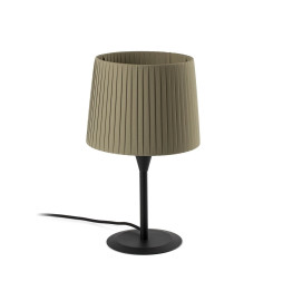 FARO - Luminaria sobremesa SAMBA negro encintada E27 250x200 verde