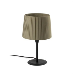FARO - Luminaria sobremesa SAMBA negro encintada E27 250x200 verde