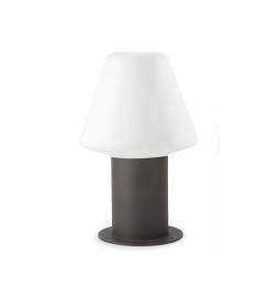 FARO - Luminaria sobremuro MISTU H300 1xE27 15W gris oscuro