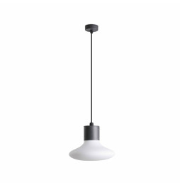 FARO - Luminaria suspendida BLUBS 1xE27 15W gris oscuro