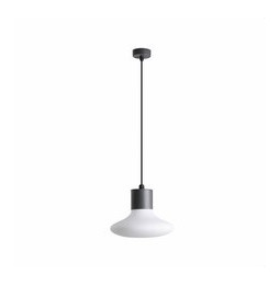 FARO - Luminaria suspendida BLUBS 1xE27 15W gris oscuro