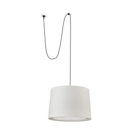 FARO - Luminaria suspendida CONGA clavija E27 500x350mm beige