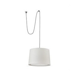 FARO - Luminaria suspendida CONGA clavija E27 500x350mm beige
