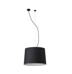 FARO - Luminaria suspendida CONGA negro E27 500x350mm negra