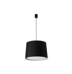 FARO - Luminaria suspendida CONGA simple negro E27 500x350mm negra