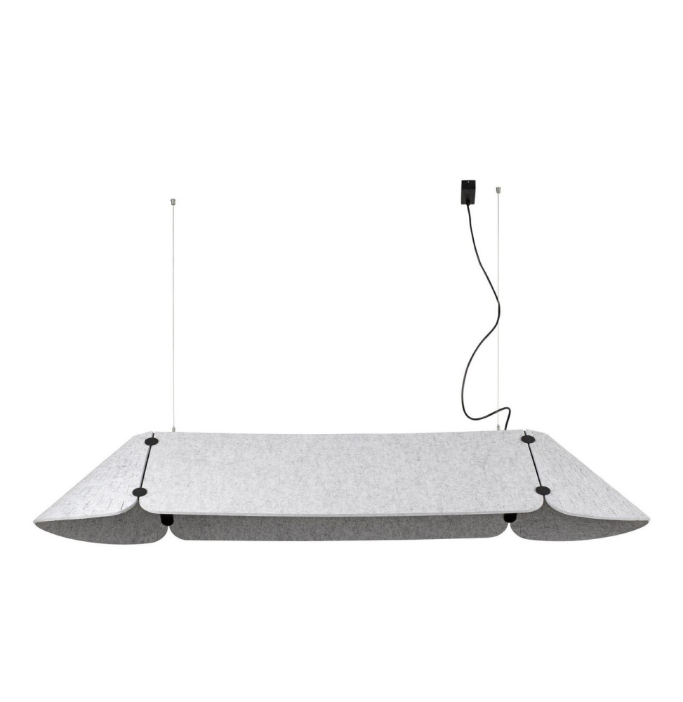FARO - Luminaria suspendida FONOVIA 840mm 25W 4000K gris