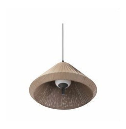FARO - Luminaria suspendida HUE OUT T70 café tapa cono