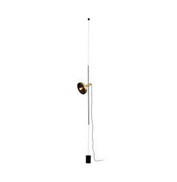 FARO - Luminaria suspendida WHIZZ 1 x E27 con peso oro satinado/negro