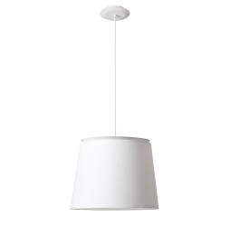 FARO - Luminaria suspendida SAVOY blanco pantalla blanca