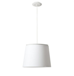 FARO - Luminaria suspendida SAVOY blanco pantalla blanca