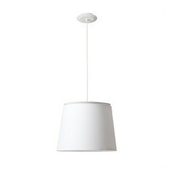 FARO - Luminaria suspendida SAVOY blanco pantalla blanca