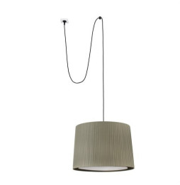 FARO - Luminaria SAMBA clavija encintada E27 500x350 verde