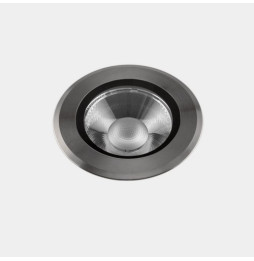 LedsC4 - Empotrable de suelo IP66-IP67 Max Big Round Trim LED 17.3 2700K metálico PVD 1844lm