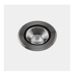 LedsC4 - Empotrable de suelo IP66-IP67 Max Big Round Trim LED 17.3 2700K metálico PVD 1844lm