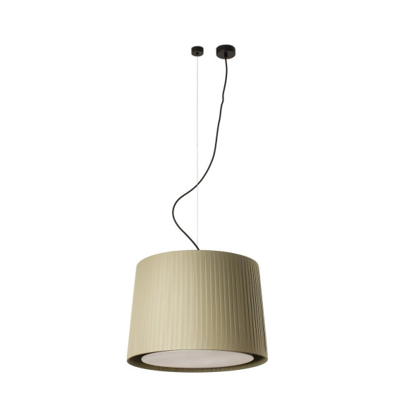 FARO - Luminaria SAMBA negro encintada E27 500x350 verde