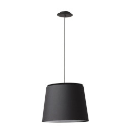 FARO - Luminaria suspendida SAVOY negro pantalla negra