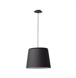 FARO - Luminaria suspendida SAVOY negro pantalla negra