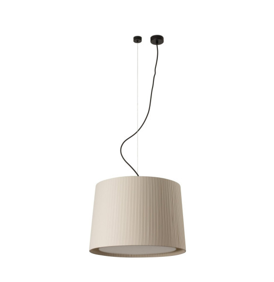 FARO - Luminaria SAMBA negro encintada E27 500x350 beige