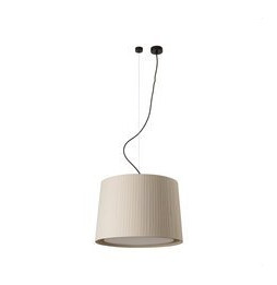 FARO - Luminaria SAMBA negro encintada E27 500x350 beige