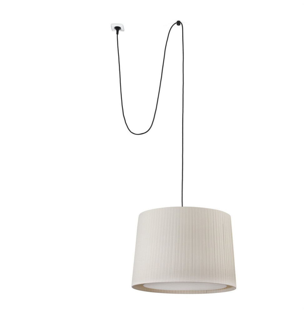FARO - Luminaria SAMBA clavija encintada E27 500x350 beige