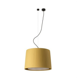 FARO - Luminaria SAMBA negro encintada E27 500x350 amarillo